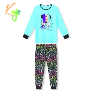 Dívčí pyžamo KUGO MP1762 modré, vel. 134-164